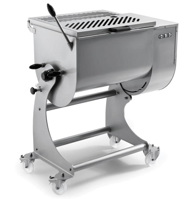 Heavy-Duty Stainless Steel Meat Mixer with 80 kg. Capacity